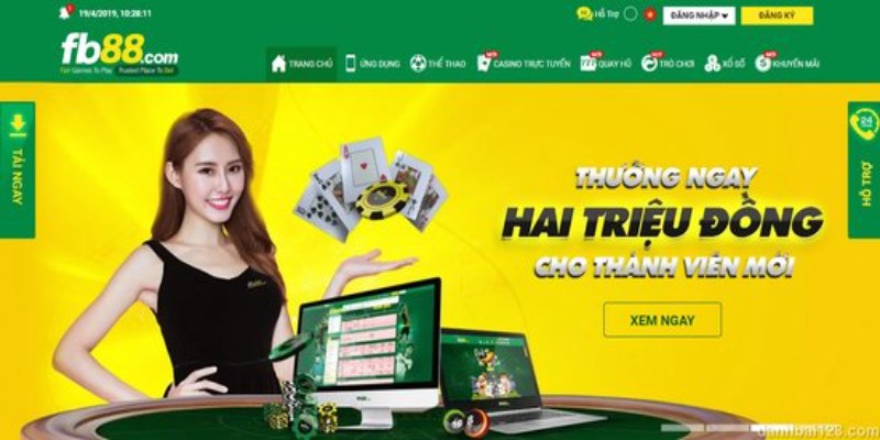 Trang web FB88 giả mạo